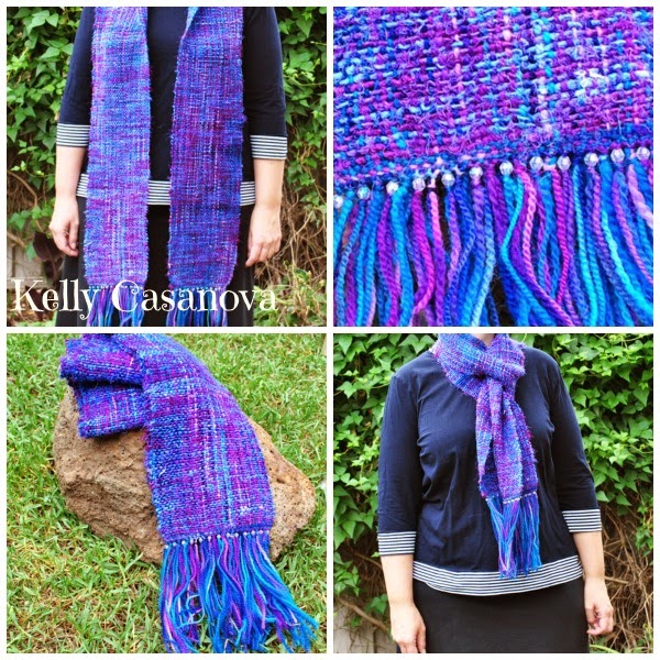 Hand woven scarf charity auction