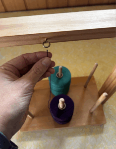 BENECREAT Wood Warping Clamp Set - 5 Inch Column & 4 Inch Screw, Yarn Holder For Weaving & Knitting