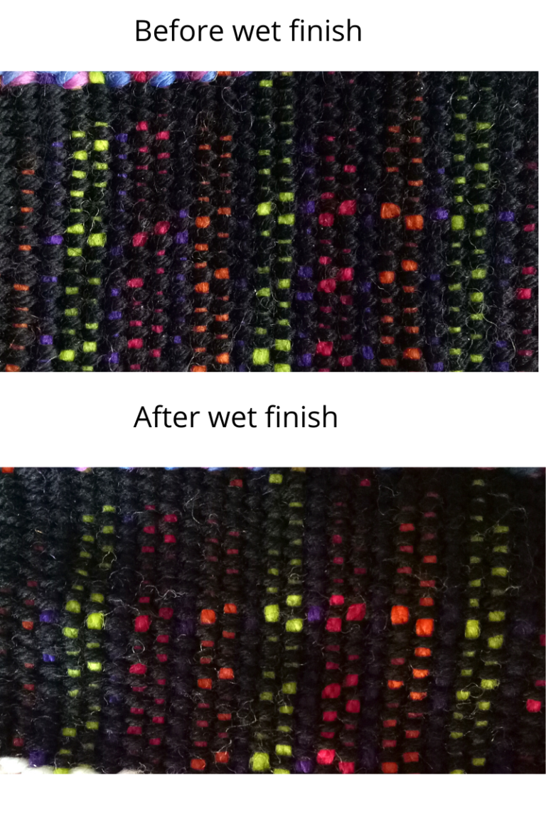 How to show off a multi coloured warp - Kelly Casanova Weaving Lessons