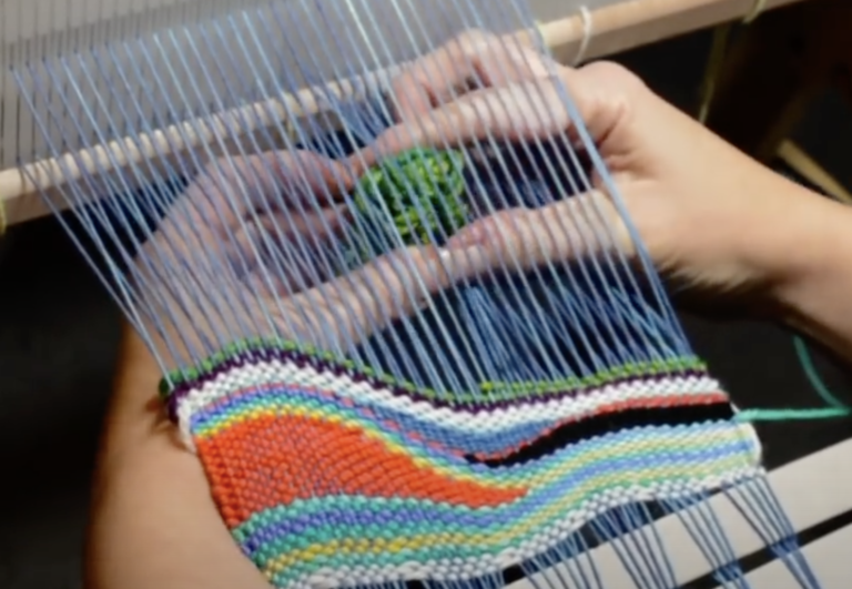 Free Style Tapestry Weaving on a Rigid Heddle Loom