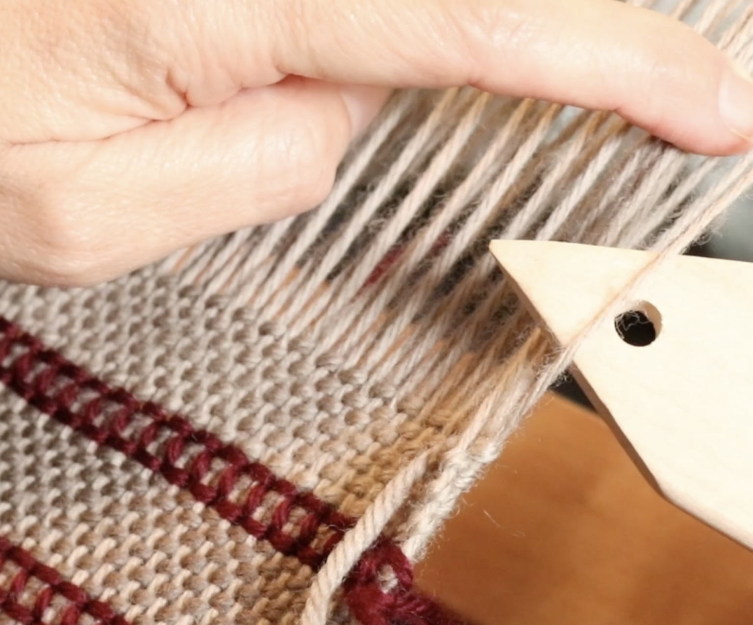 How to weave Leno on a rigid heddle loom