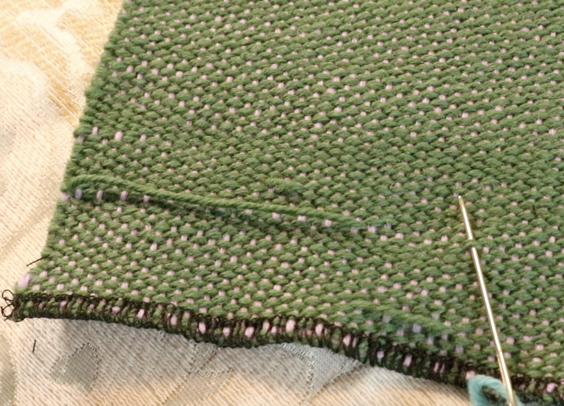 How To Fix a Weaving Float or Skipped Warp Thread - Kelly Casanova ...