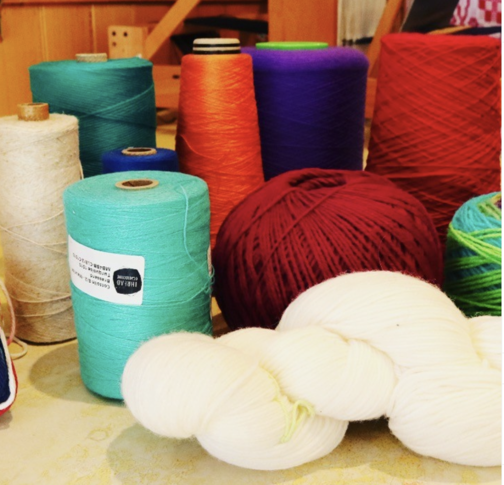 Knitting and Weaving Yarn