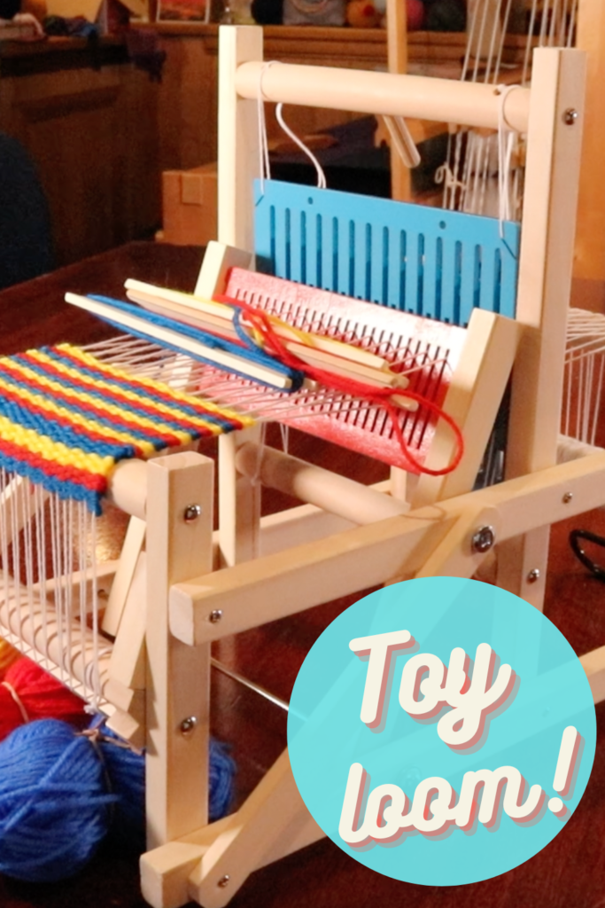 Weaving on a Family or Classroom Weaving Loom with Kids - Buggy and Buddy