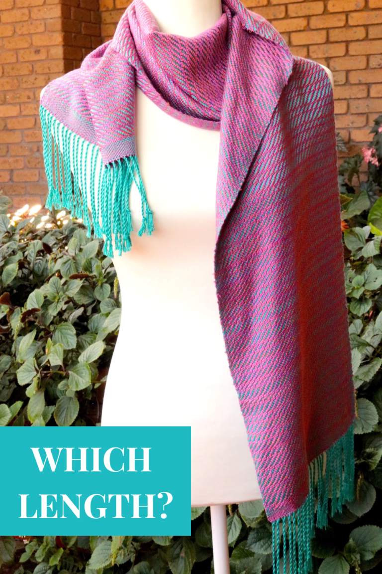 Ask Kelly - How long should a scarf be? - Kelly Casanova Weaving Lessons